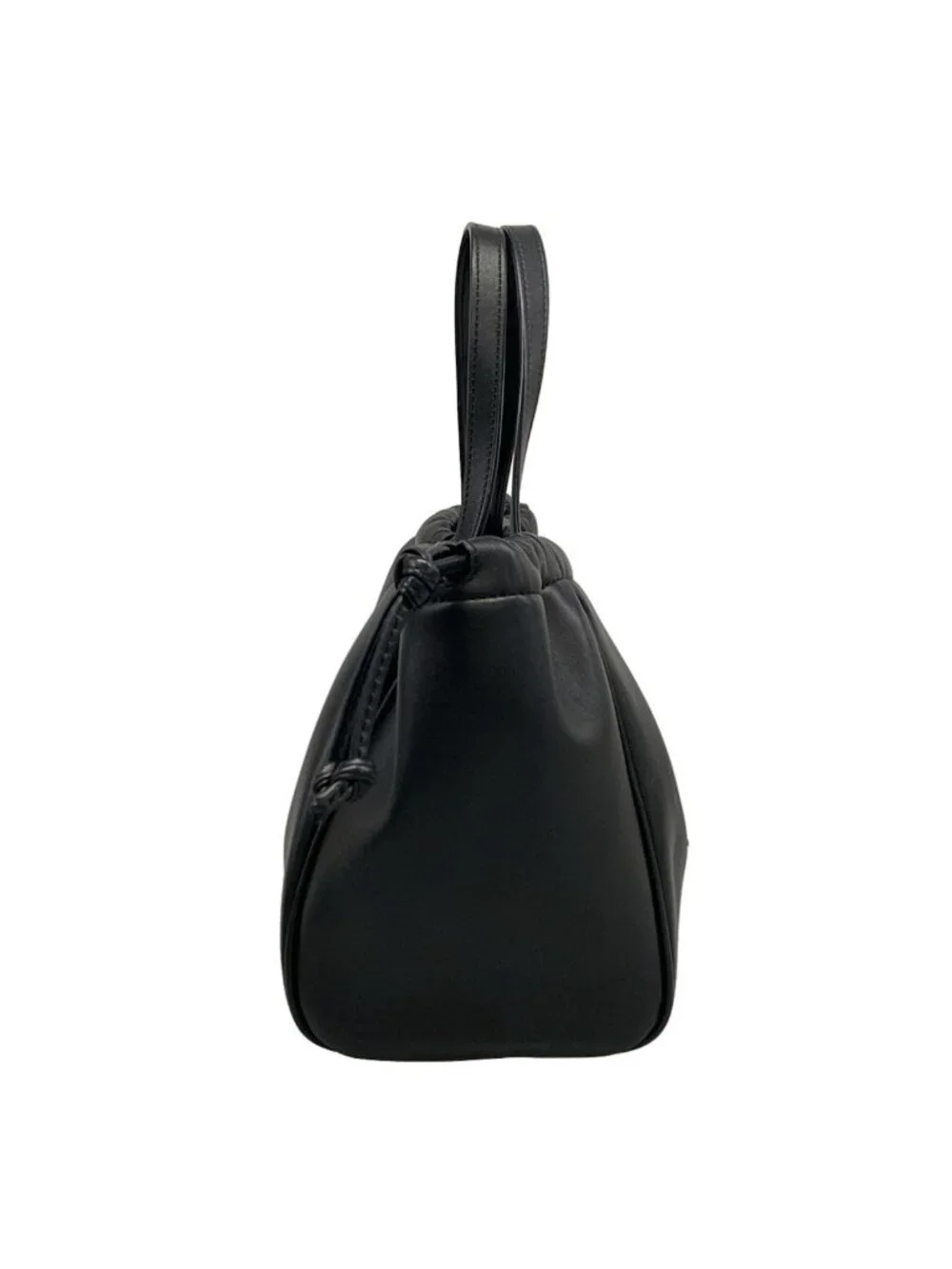 Celine Tote Small Cabas Drawstring Cuir Triomphe Black